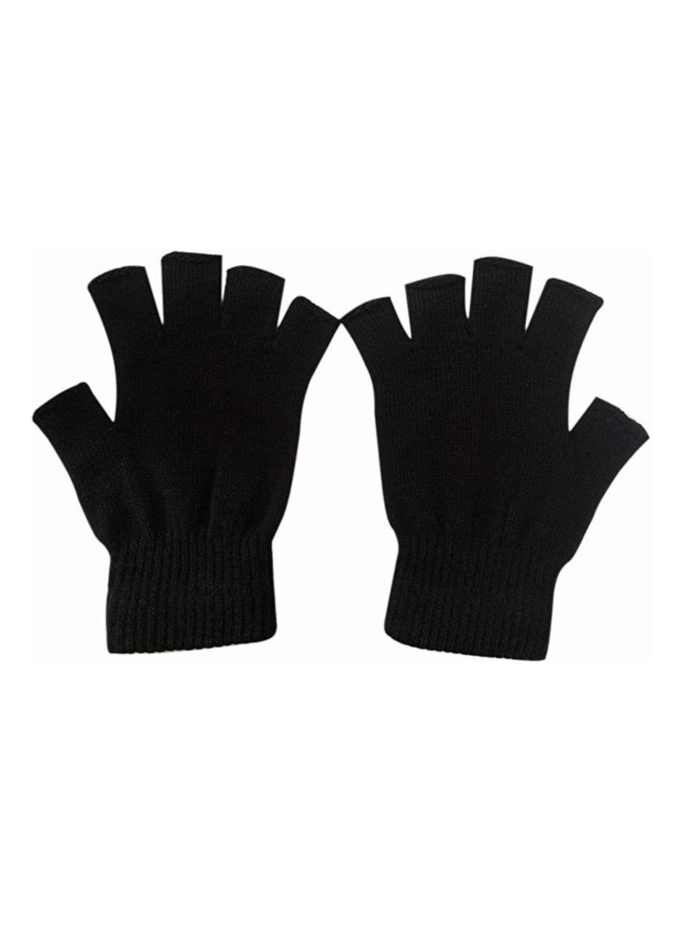 Half fingers gloves for mobile , winter wool gloves Women's Gloves & Mittens (٣)