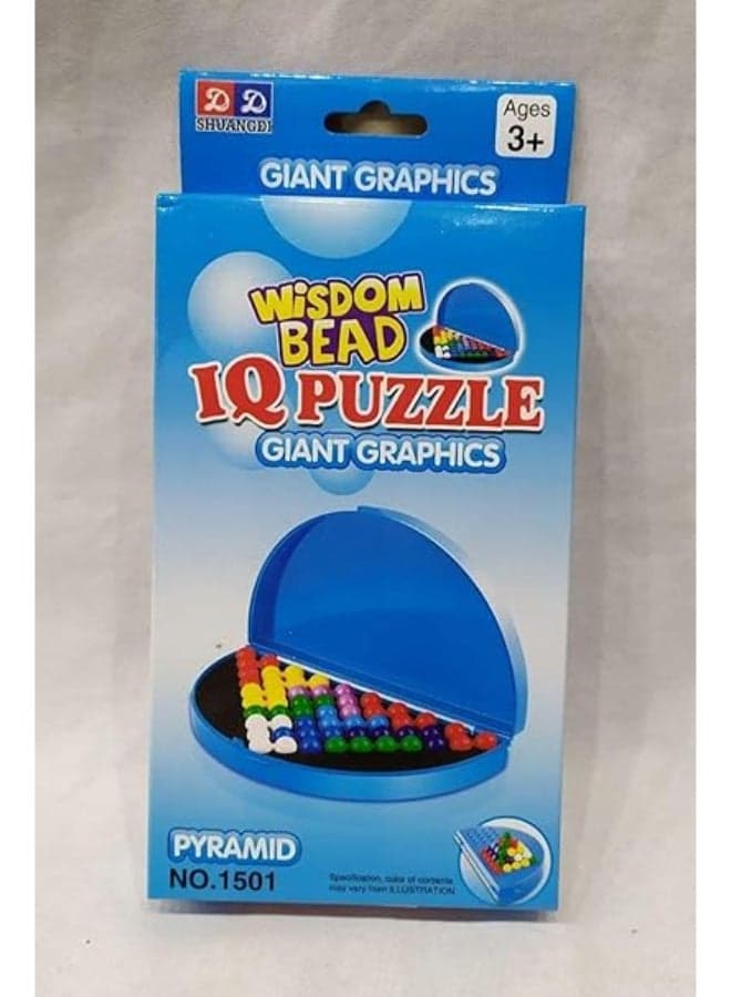 IQ Puzzle, Pyramid Shape, Multi-Colour, 3+ Years, Large Graphics Jigsaw Puzzles (٣)