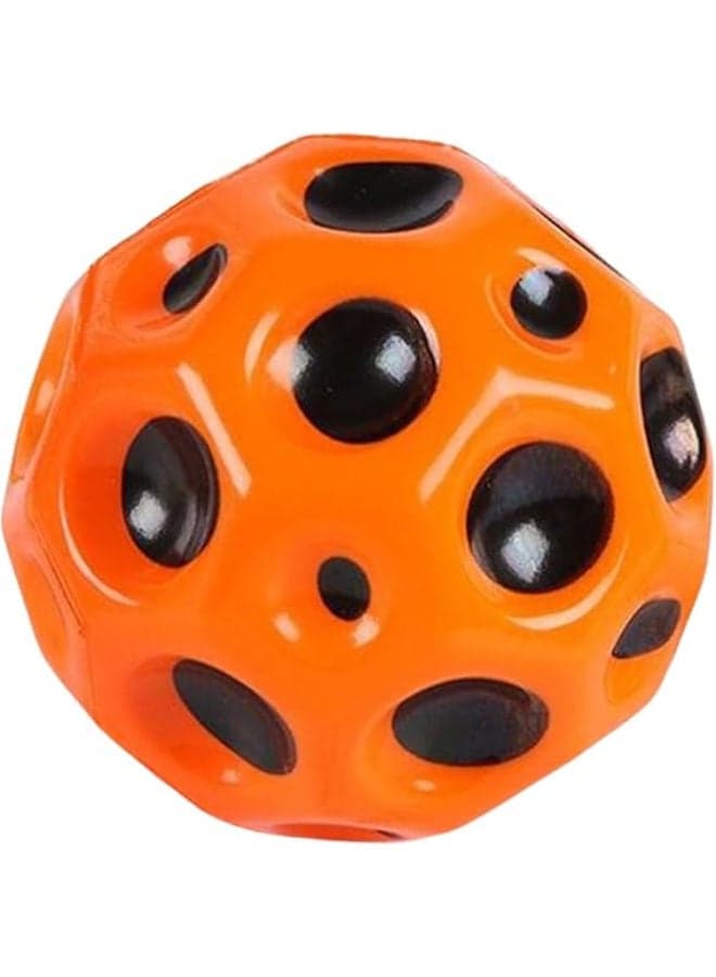 CLUHERTVY Astro Jump Ball Moon Ball Original High Bouncing Galaxy Ball Jumps Rubber Ball Space Ball Make a Banging Noise Mini Bouncing Ball Toy for Kids Party Gift Rubber Ball (Colourful A)