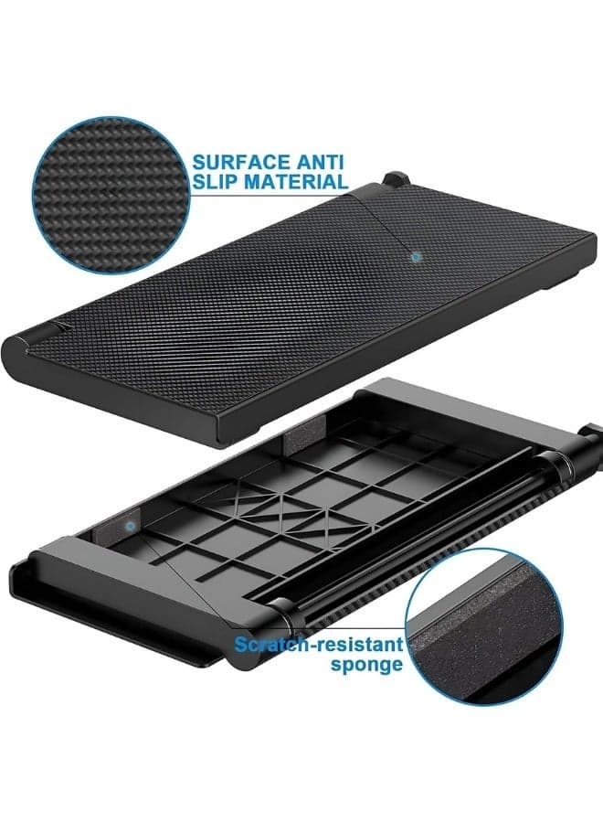 Height adjustable monitor stand suitable for computer monitors and TV screens (3)