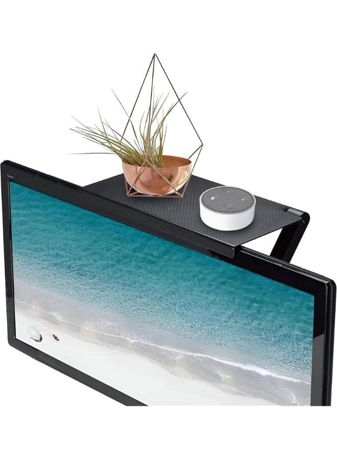 Height adjustable monitor stand suitable for computer monitors and TV screens (7)