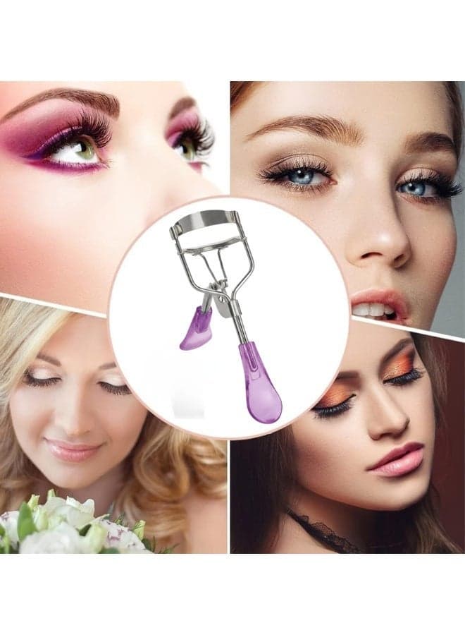 Portable Acrylic Eyelash Curler – Compact Travel-Friendly Lash Curler – Ideal for Daily or Professional Use-purple Eyelash Tools (6)