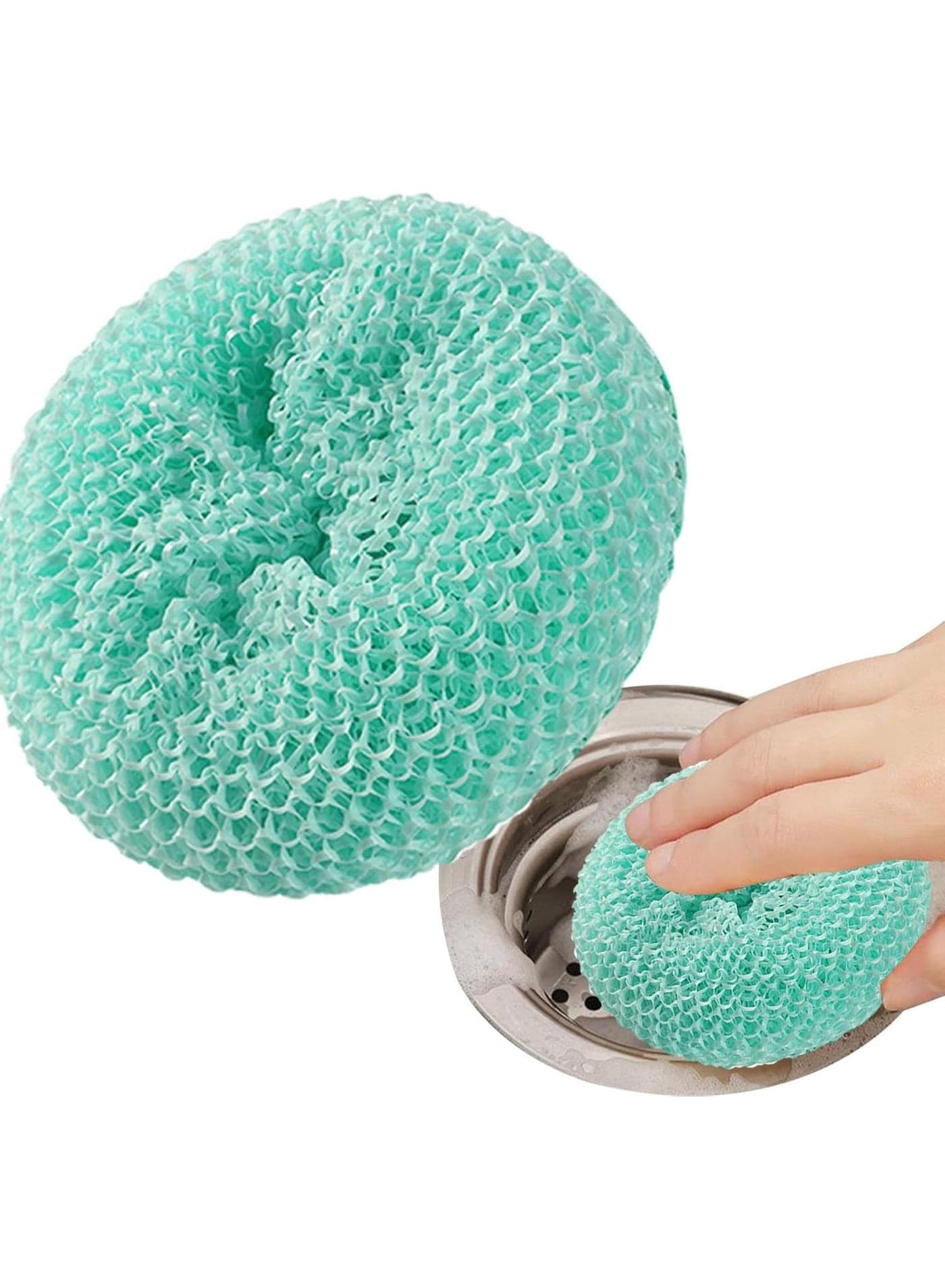 Multi-Color Dishwashing Sponge Set for Kitchen and Bathroom Cleaning 5 Pieces Durable Scouring Pads for Sinks Surfaces and Household Maintenance Tasks (3)