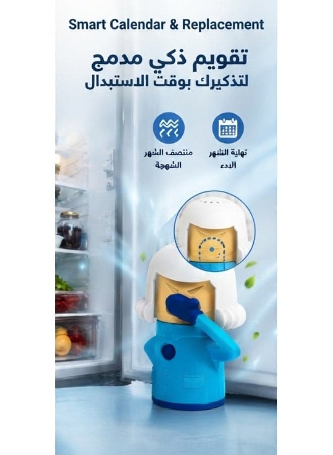 Cool Mama Smart Fridge Deodorizer – Reusable Refrigerator Odor Eliminator with Baking Soda Compartment & Built-in Reminder Calendar – Keeps Your Fridge Fresh, Odor-Free & Food Smelling Clean (5)
