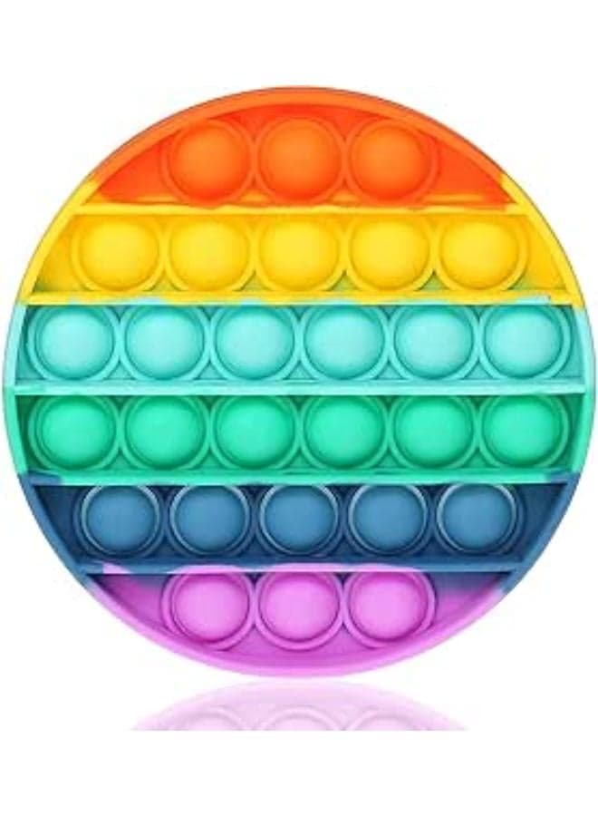 Aganta It Round Up Fdget s s itst for Girls at Boy Bubble It Game Stress Relief Circle, Multicolor Pop It