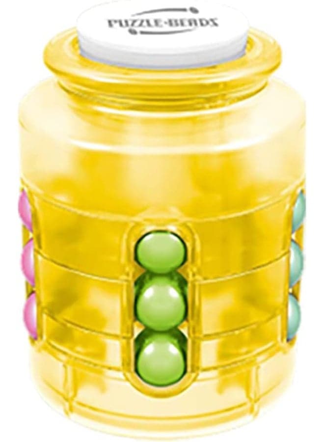 Magic Bean Rotating Toy, Creative Finger Rotating Spinner, Stress Relief Toy (yellow) Fidget Spinners