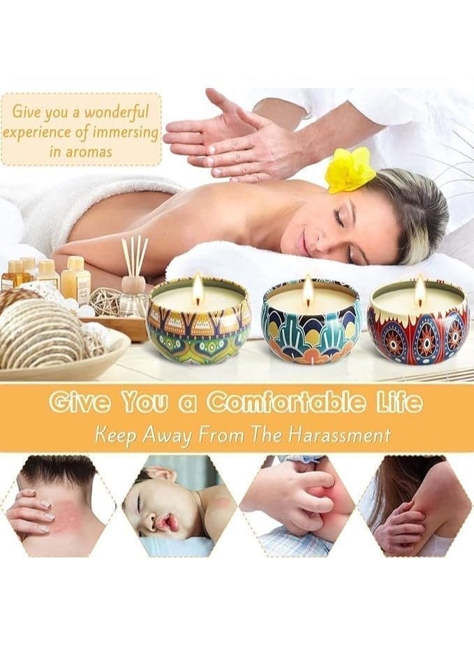 100% Natural Soy Wax Scented Candle – 1 Piece with Assorted Fragrances, Up to 30 Hours Long Burn Time, Premium Aromatherapy Home Fragrance Candle for Bedroom, Bathroom & Living Room, Decorative Relaxation Candle, Elegant Gift for Special Occasions (٦)