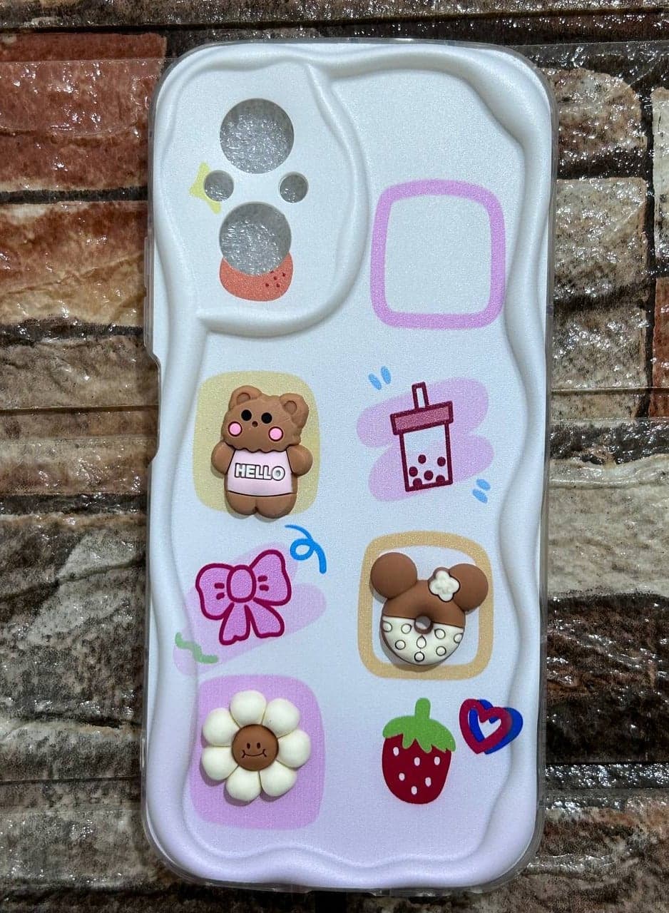 Back Cover Compatible With Phone Realme C67 4G - Multi Color 273 Cases & Covers