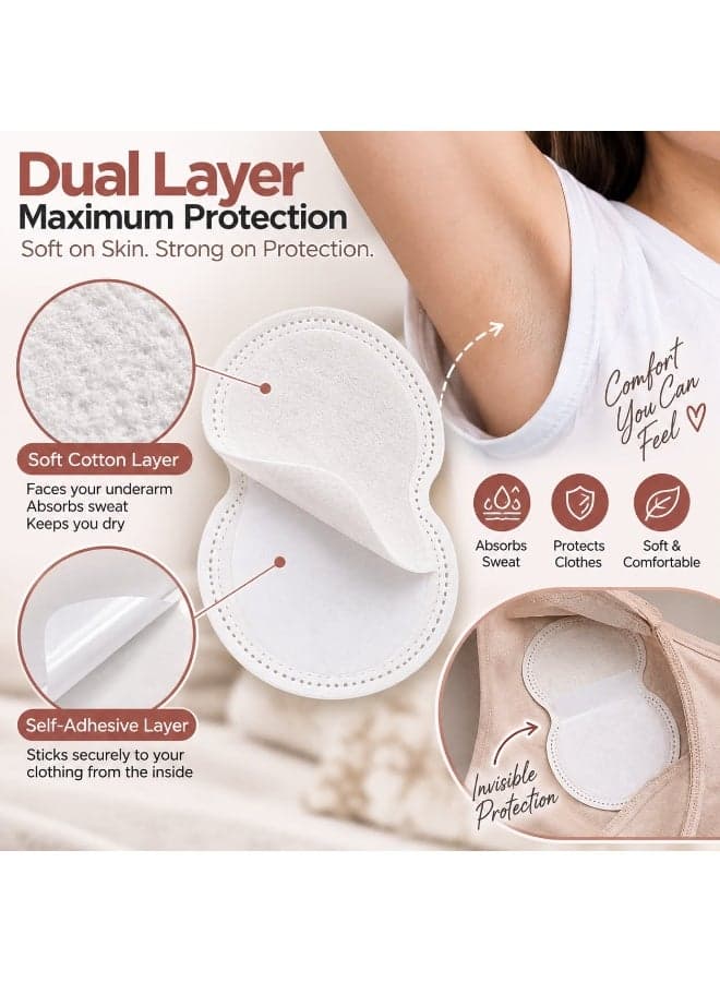 10-Piece Disposable Underarm Sweat Pads, Absorbent Underarm Liners for Moisture Protection and Clothing Stain Prevention (5)