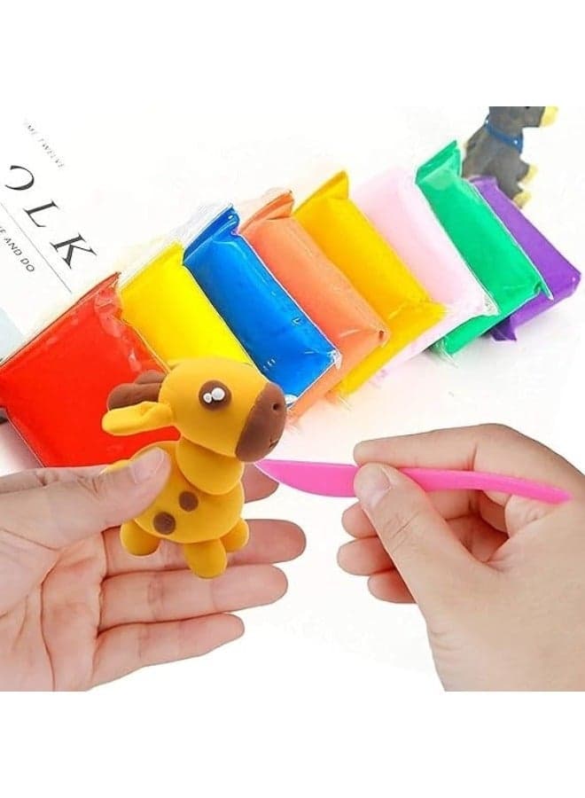 12-Piece Colorful Air-Dry Foam Clay Set for Kids Clay & Dough (3)
