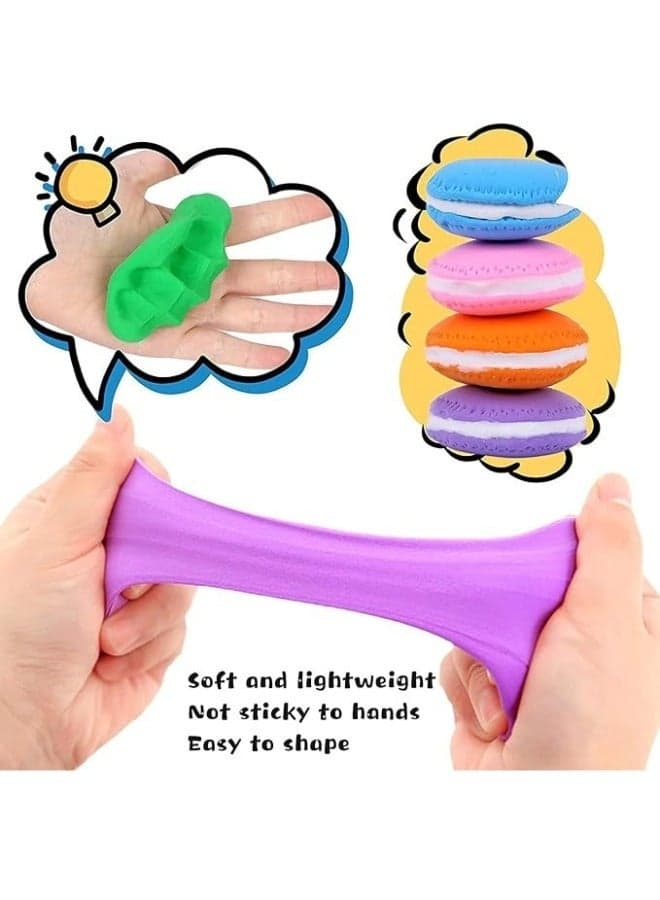 12-Piece Colorful Air-Dry Foam Clay Set for Kids Clay & Dough (2)