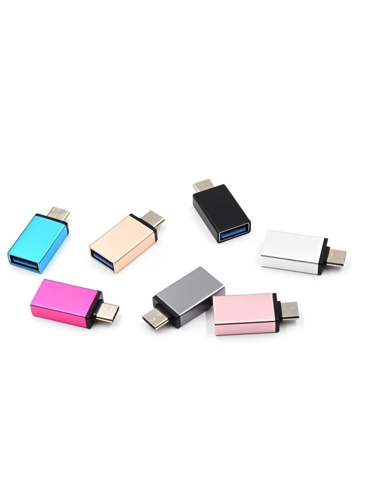 USB to Type-C -OTG Adapter - Multi-color - ( otg )