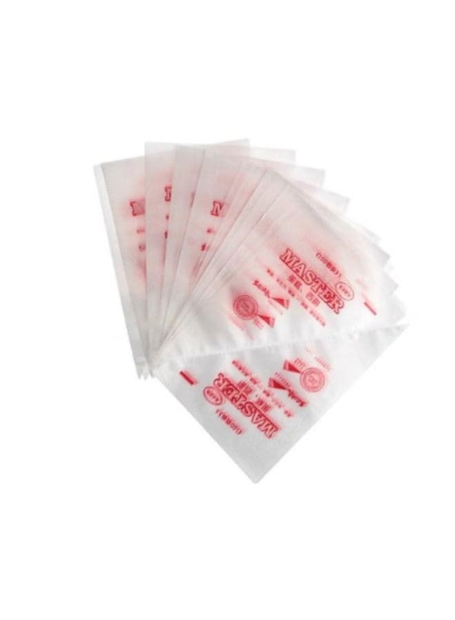 CB Global VT Limited Disposable Cake Decorating Bags - Set of 100 Pieces - Small Size (S) - High-Quality Plastic Material - 1 Pack.