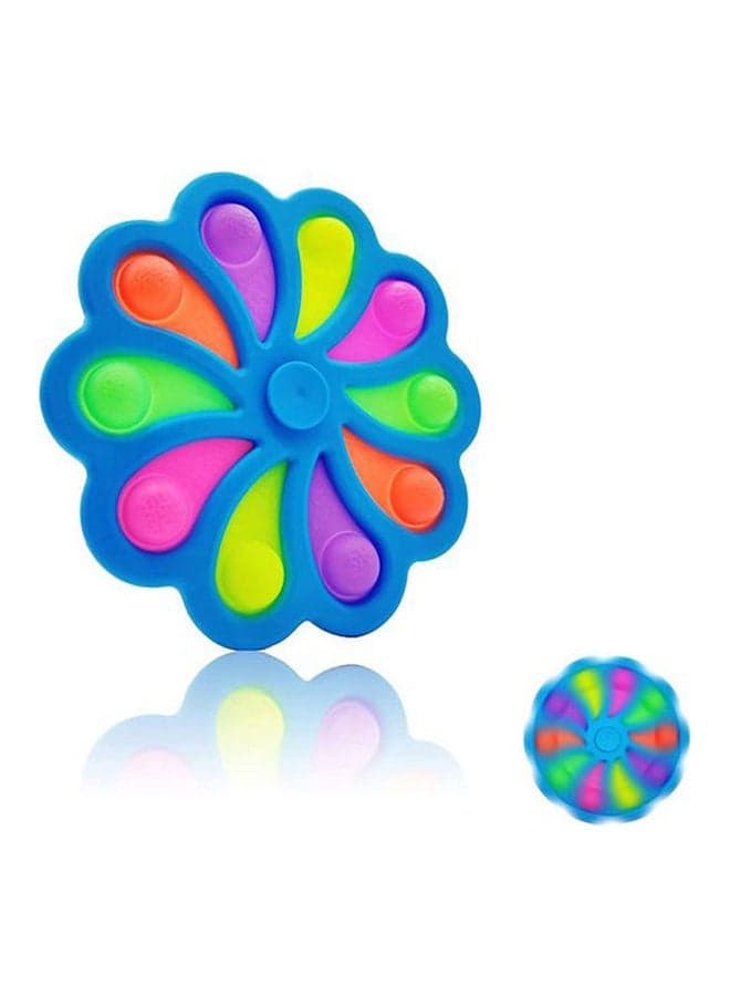 Flower Simple Dimple Fidget Spinner (10 Buttons)