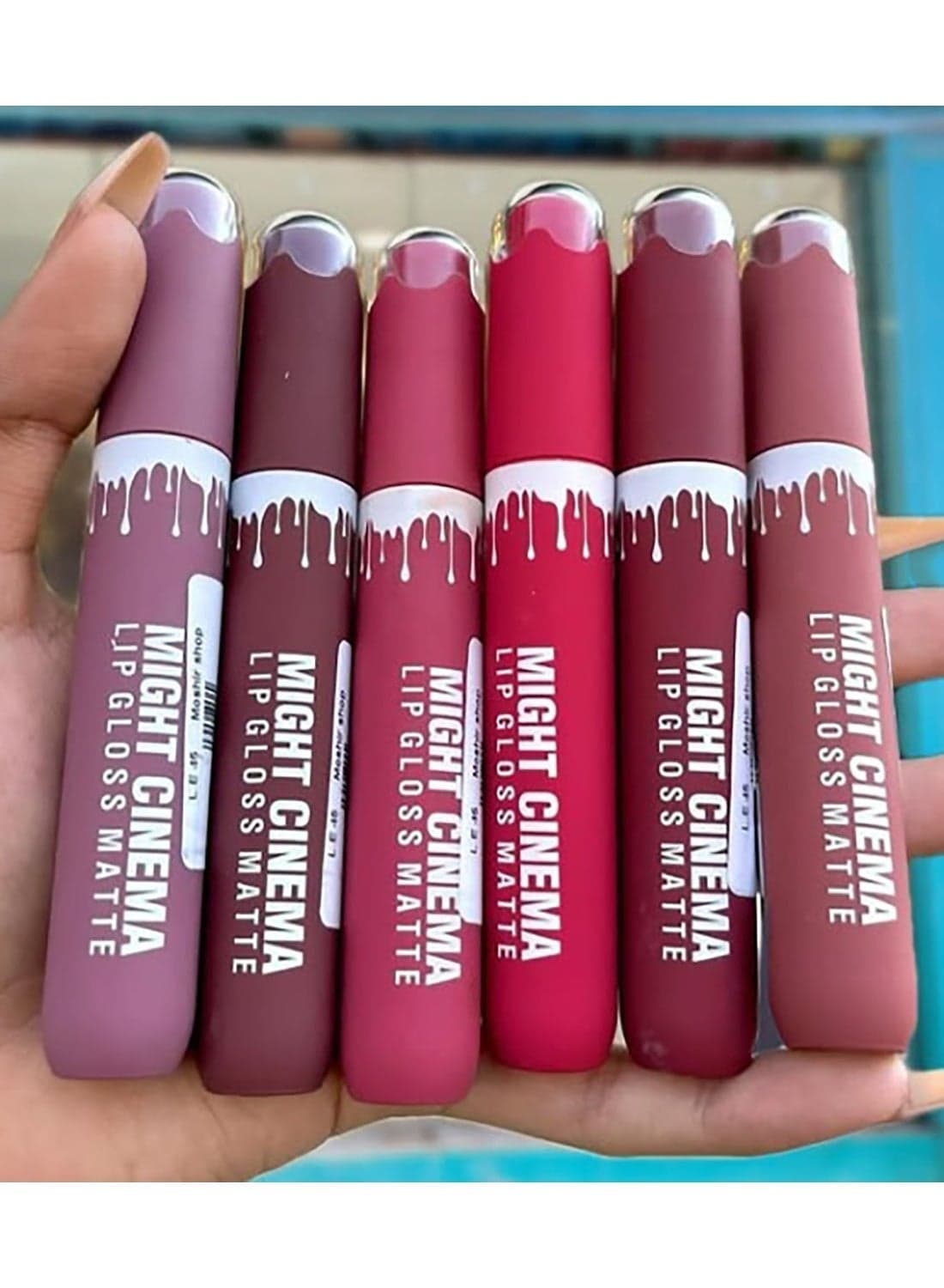 Might Cinema Matte Lip Gloss Shade 210 Model 5000 (6)