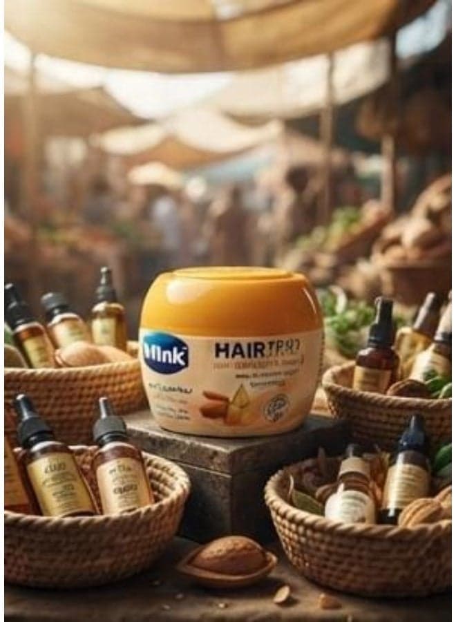 Mink Hair Food Cream With Mink Oil & Almond 150 Ml (Packaging may vary) Hair & Scalp Treatments Masks (٩)