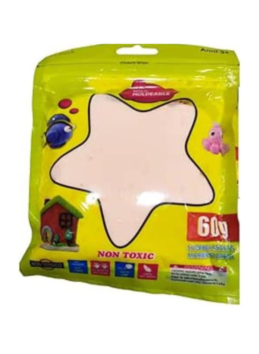 Moldable Foam Bags 60g Educational Slime Mixed Colors Light Pink Clay & Dough