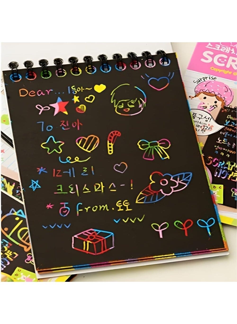 Large Magic Color Scribble Notes from Drawing Games, Multicolor Basic & Life Skills Toys