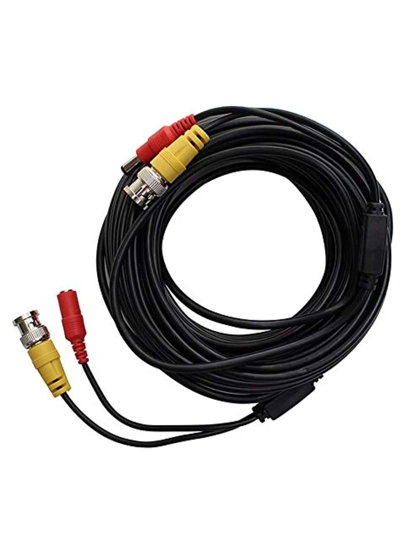 5 Meter DVR Camera Wire Roll – Black, Durable Cable for Surveillance Systems Television Accessories
