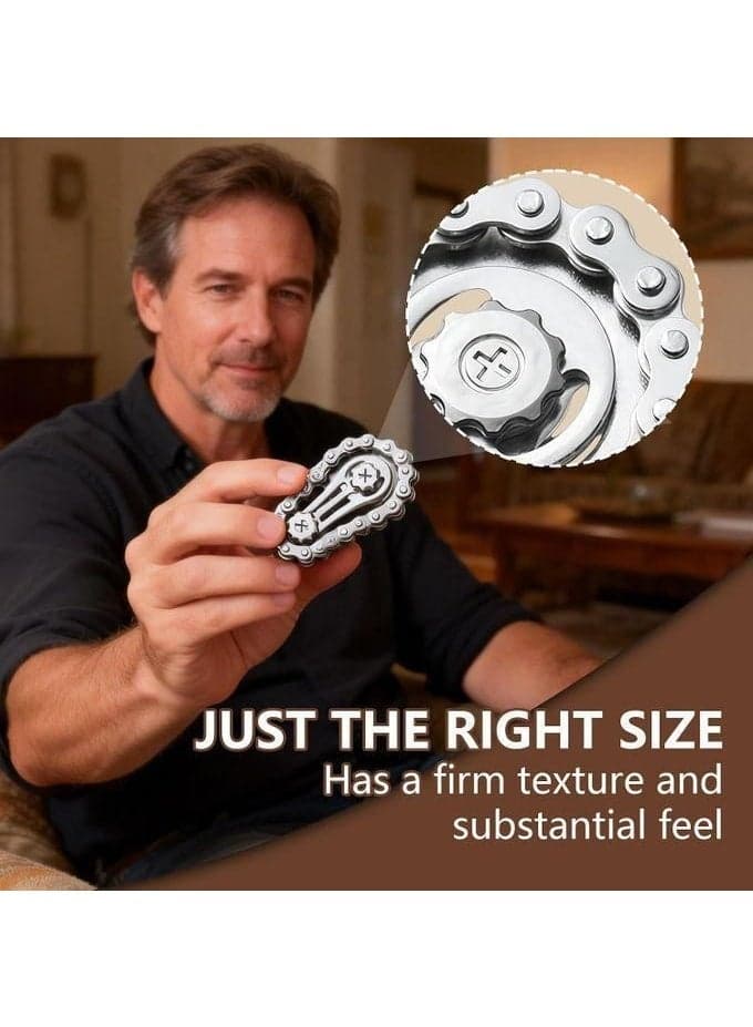 Metal Bike Chain Fidget Toy for Stress Relief