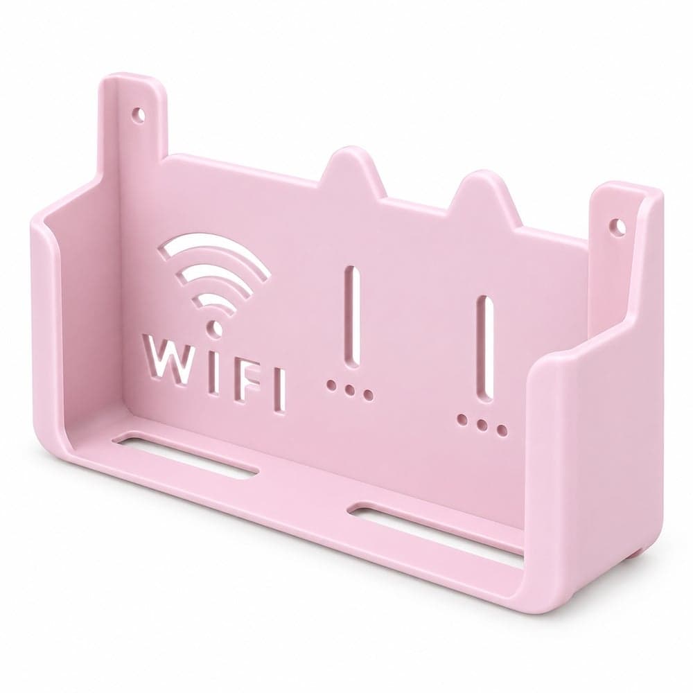 Wall Mounted Wi-Fi Router Holder and Device Organizer - 2-8 (7)