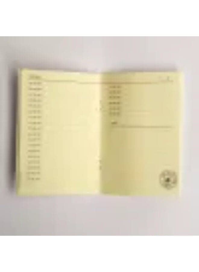 Daily Hourly Planner A6 size, If You Can, blue design Notebooks (2)