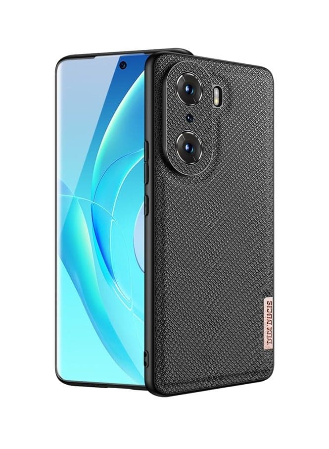Dux Ducis Fino Series Anti fall Protection Nylon Hybrid Cover Phone Case for Honor 60 Black