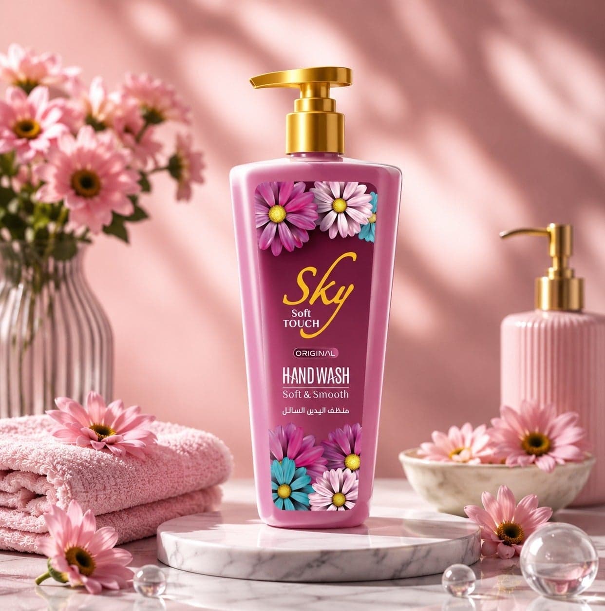 Sky Herbal Care Soft Touch Hand Wash 1 Liter - Gentle cleansing, silky softness, and a long-lasting fresh fragrance