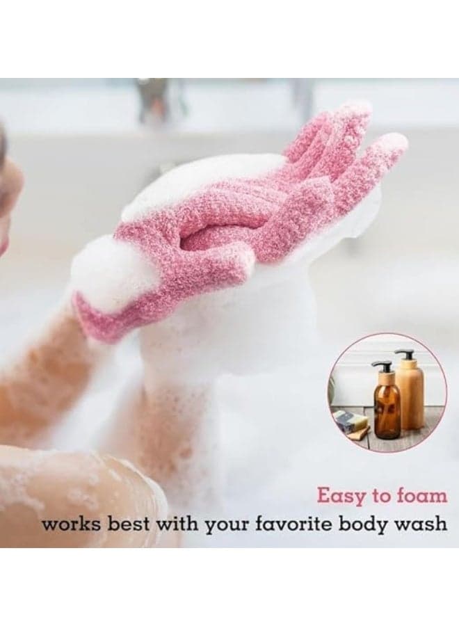 Alice Exfoliating Gloves Scrub For Your Face And Body (Packaging may vary) Bath Gloves (4)