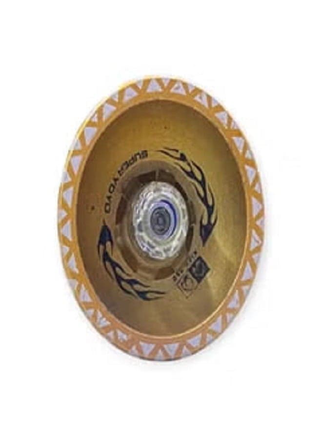 Metal-Made Shining YoYo Spinner Toys for Kids with High Speed (yellow ) Fidget Spinners