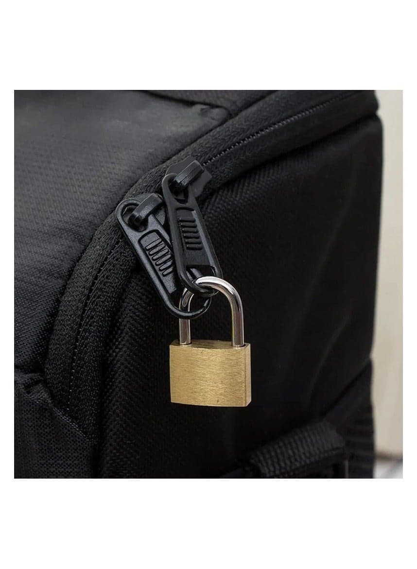 25mm Multi-Use Bag Lock - for Jewelry Box - Gym Bags - Memo - Metal Gold Color - 2 Key Lock Safes (5)