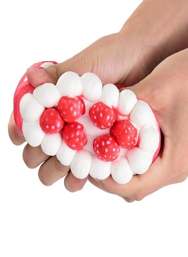 Squishy Super Slow Rising Simulates The Strawberry Cake Squishy Toys (٣)