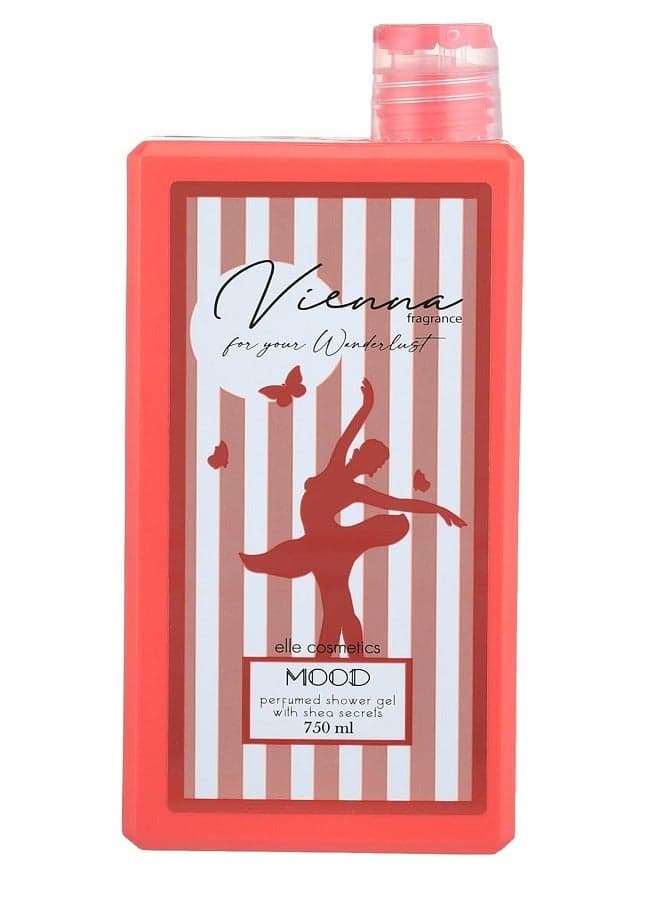 Vienna Perfumed Shower Gel With Shea Secrets 750gm Shower Gels & Body Wash