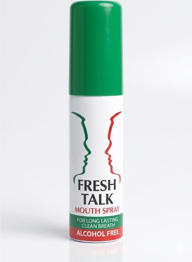 Fresh Talk Mouth Freshener Spray Green Lemon (Lime) - Zesty & Intense - 20ml Mouthwashes