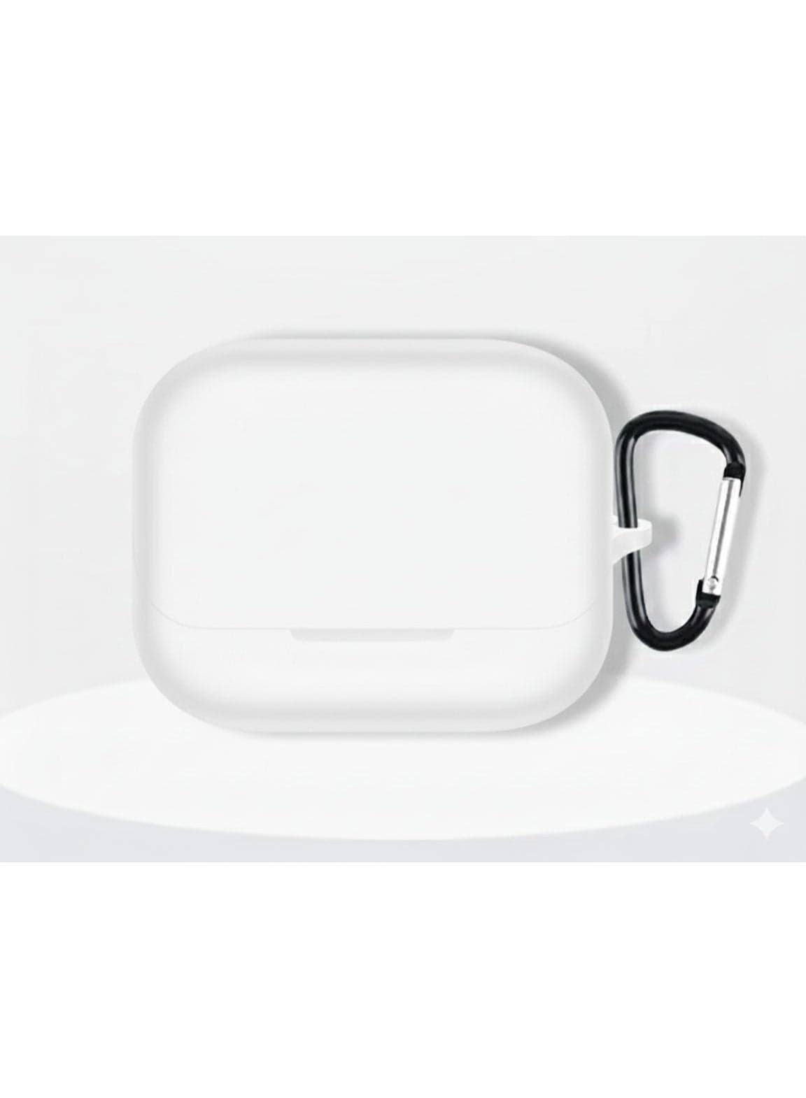 Silicone case for Oraimo FreeBuds OTW-323P earphones - white Headphone Cases (2)