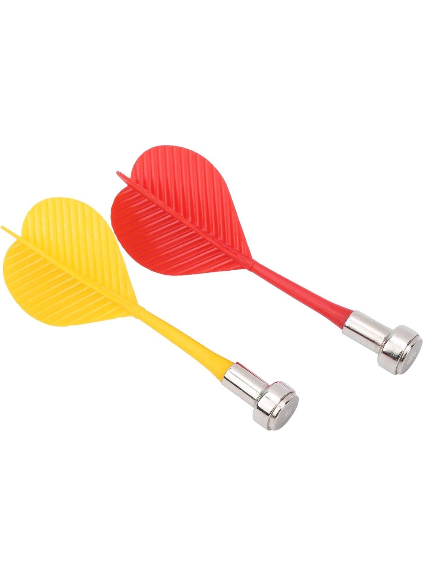 Safe magnetic darts with metal tips for standard dartboards, 3 pieces, assorted colors (٢)