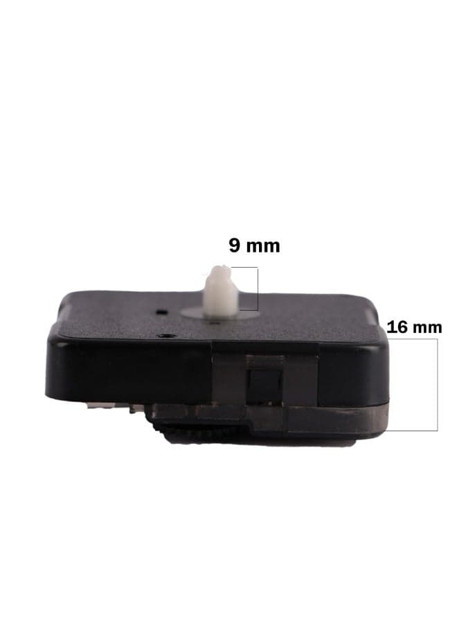 Chinese Wall Clock Movement, Quartz, with Standard Shaft – Plastic – Black – C00 Furniture Parts & Accessories (٤)