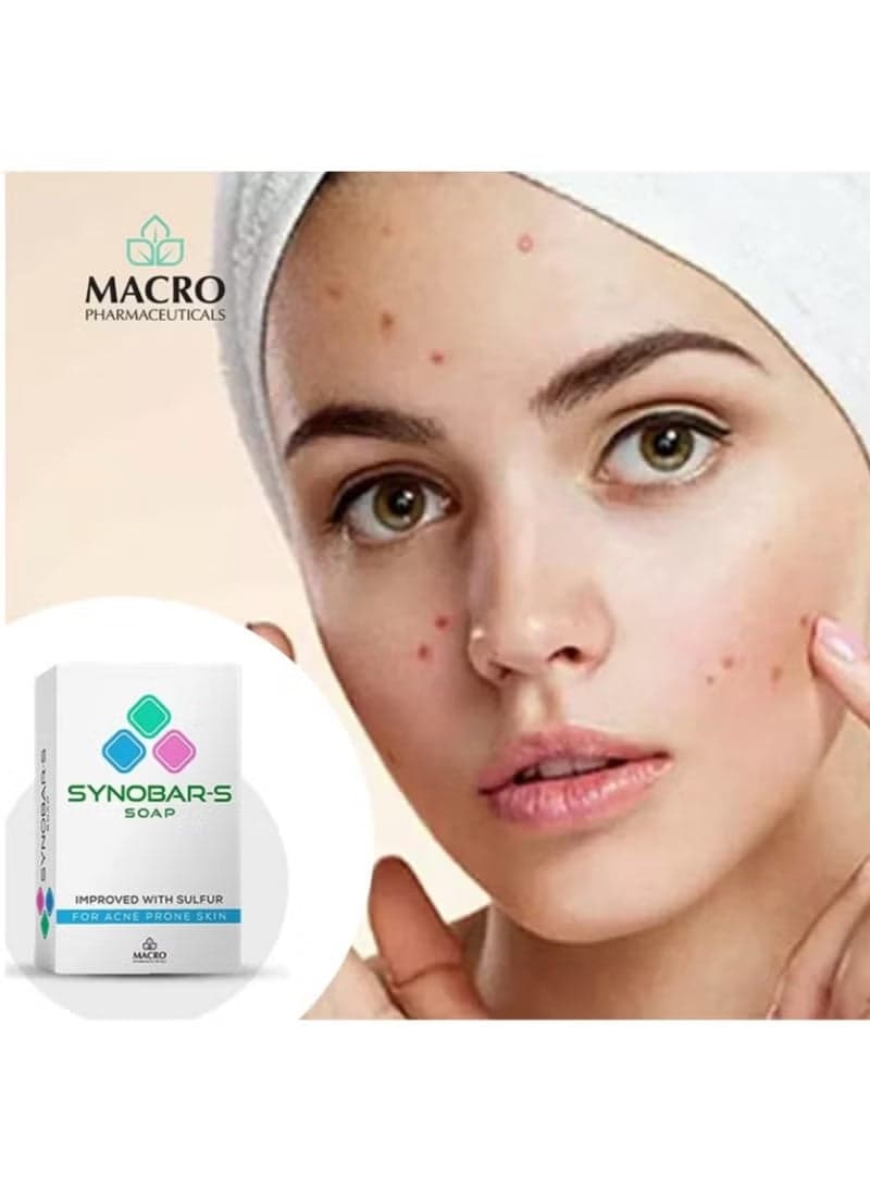 Synobar-S Soap For Acne Prone Skin (Improved Cleansing Soap) - 100gm (5)