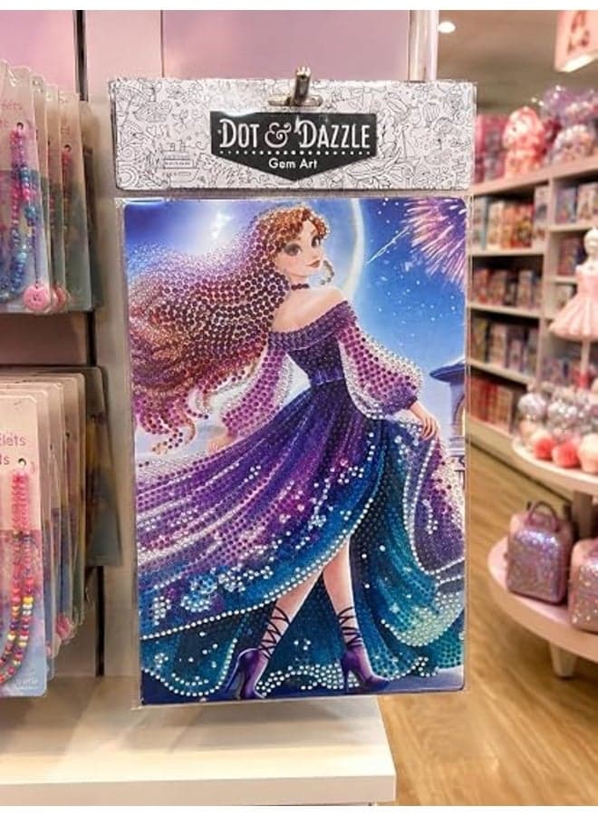 First Choice Diamond Painting Kit for Kids, Sparkle Gem Art Craft Set with Princess Design, Complete DIY Mosaic Sticker Activity and Creative Gift for Girls - 20x30 cm, First Choice (5)