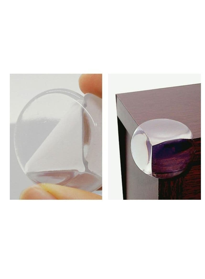 4pcs Baby Protection Silicone Anti-collision Corner Corner Protector Guards and Locks (٥)