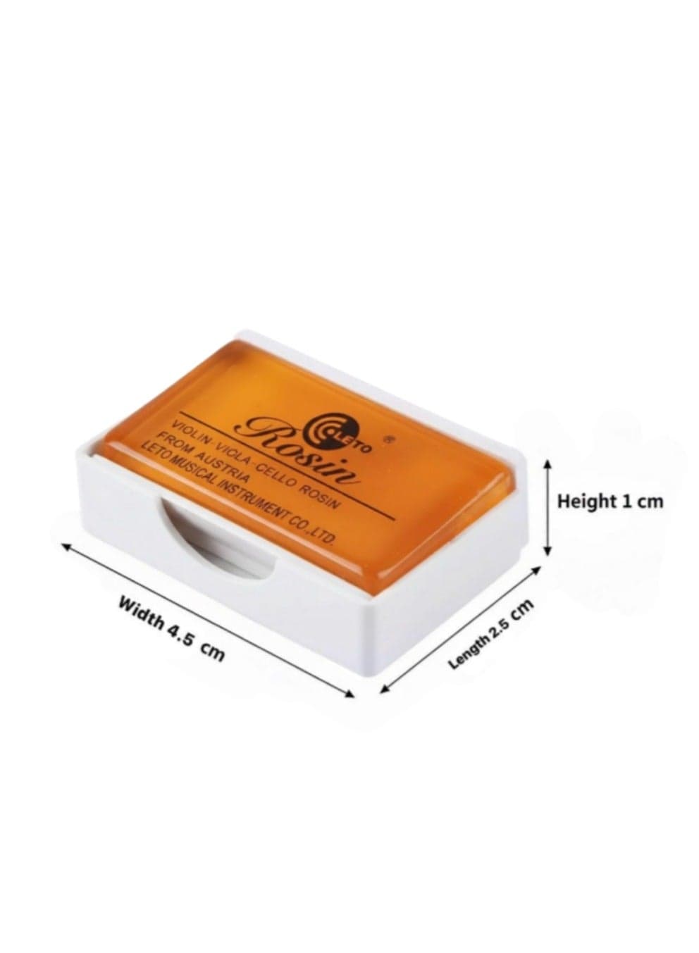 Leto 603 Premium Natural Violin Rosin Cello Rosin Low Dust Viola Resin Colophony Greek Pitch Strong Grip Smooth Tone for Violin Viola Cello Contrabass & All Bow Instruments (2)