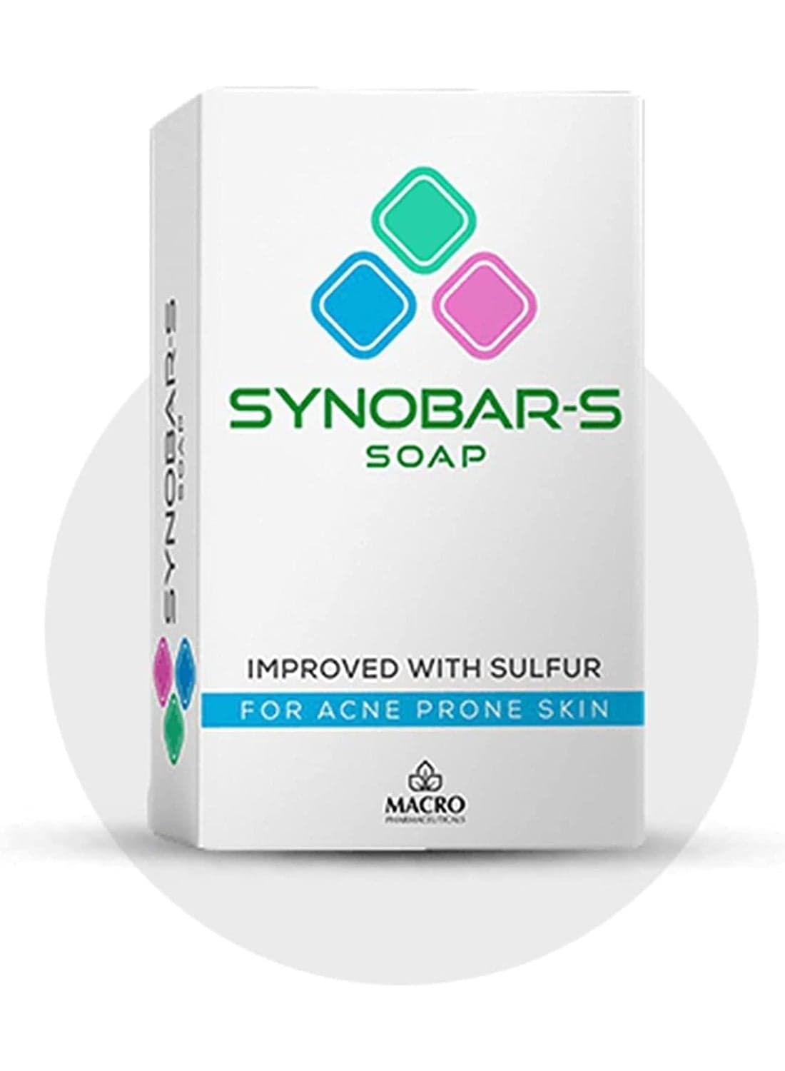 Macro Synobar-S Soap for Acne Prone Skin - 100gm