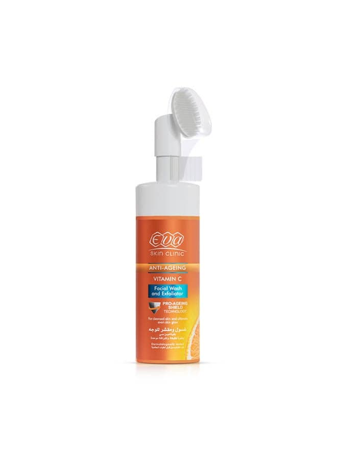 Skin Clinic Vitamin C Facial Wash And Exfoliator For Cleansed Skin And Ultimate Even Skin Glow Face Wash