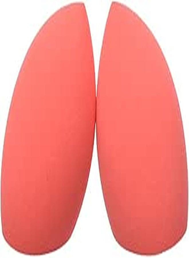 G-Beauty Sponge Mini Beauty Blender With Smooth Texture For Foundations And Creams Set Of 2 Different Pieces - Red Make Up Sponges