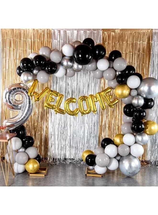 Giant Gold Letter W Balloon Foil Helium Big Single Mylar Balloon Birthday Party Decoration Supply Baby Shower Event (٢)