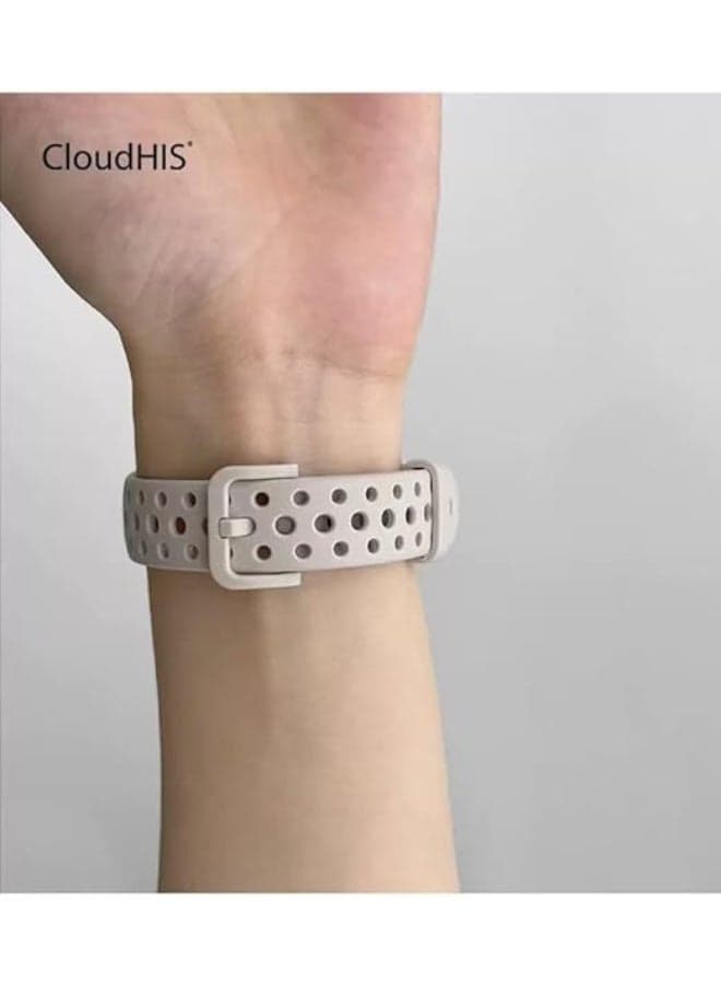 ECO Band Compatible with Xiaomi Mi band10/ Xiaomi Mi band 9/ Xiaomi Mi band 8 Replacement Strap, Silicone Skin-Friendly Wrist Strap Sports Wristbands for Women Men Xiaomi Band 8/9/10 (N Starlight) Smartwatch Bands (3)