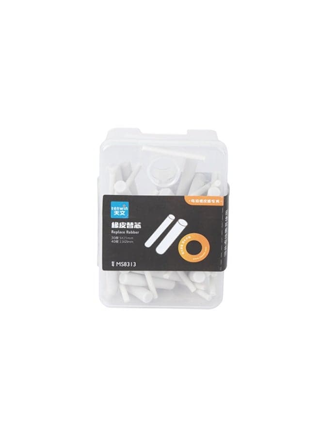 Refill of Electric Eraser 30 Pcs 5×25mm & 40 Pcs 2.3×25mm – Set Erasers for Artist Drawing, Painting, Sketching & Drafting (6)