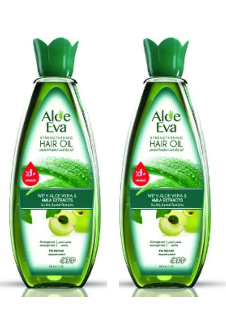 Two Pieces Of Hair Oil With Aloe Vera And Amla Extract 2X170ML