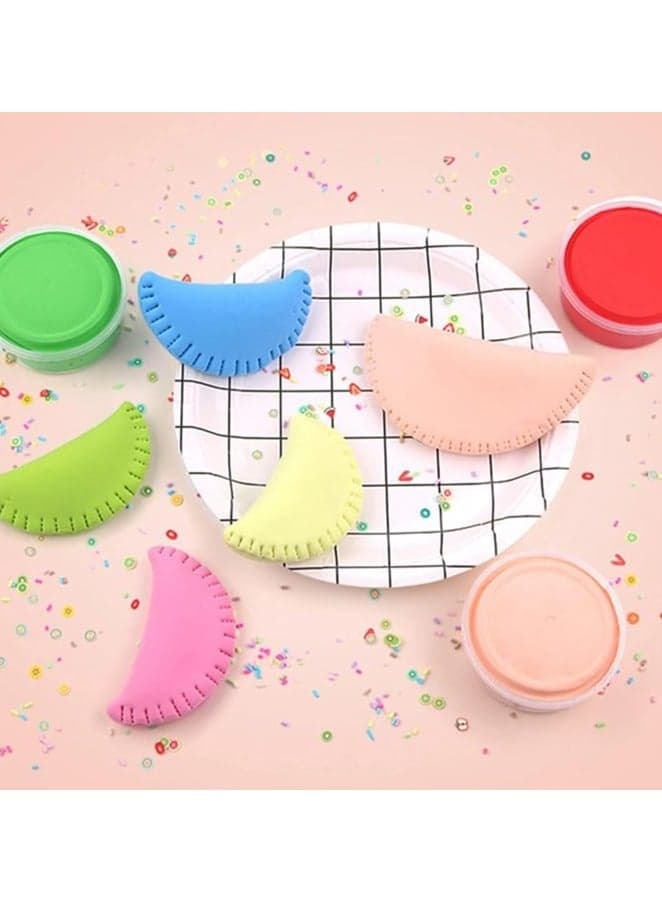 Magic Air Dry Clay Soft and Light Clay with Sculpting Tools, for Kids Art Crafts, Multi-Color Interactive Modeling Clay Toy Pack of 24 Clay & Dough (6)