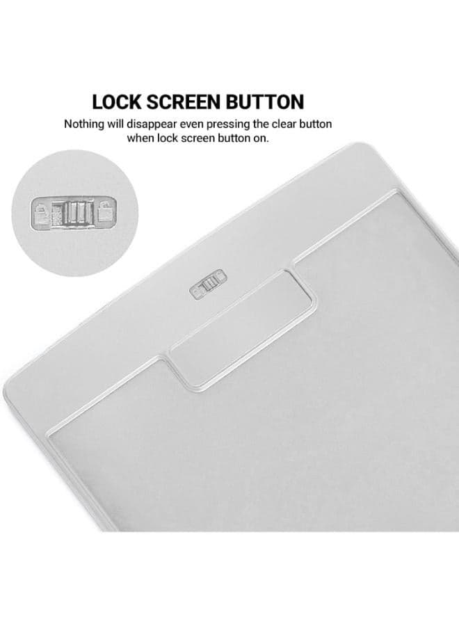 LCD Writing Tablet, 8.5 Inch bright Electronic Drawing Board Graphic Tablets with Memory Lock, Handwriting Paperless Notepad Suitable for Home Job School Office Blackboard (4)